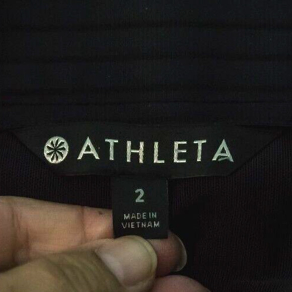 Athleta Size 2 Black Wander Stash Skinny Knit Ankle Length Stretch Active Pants - Picture 5 of 8